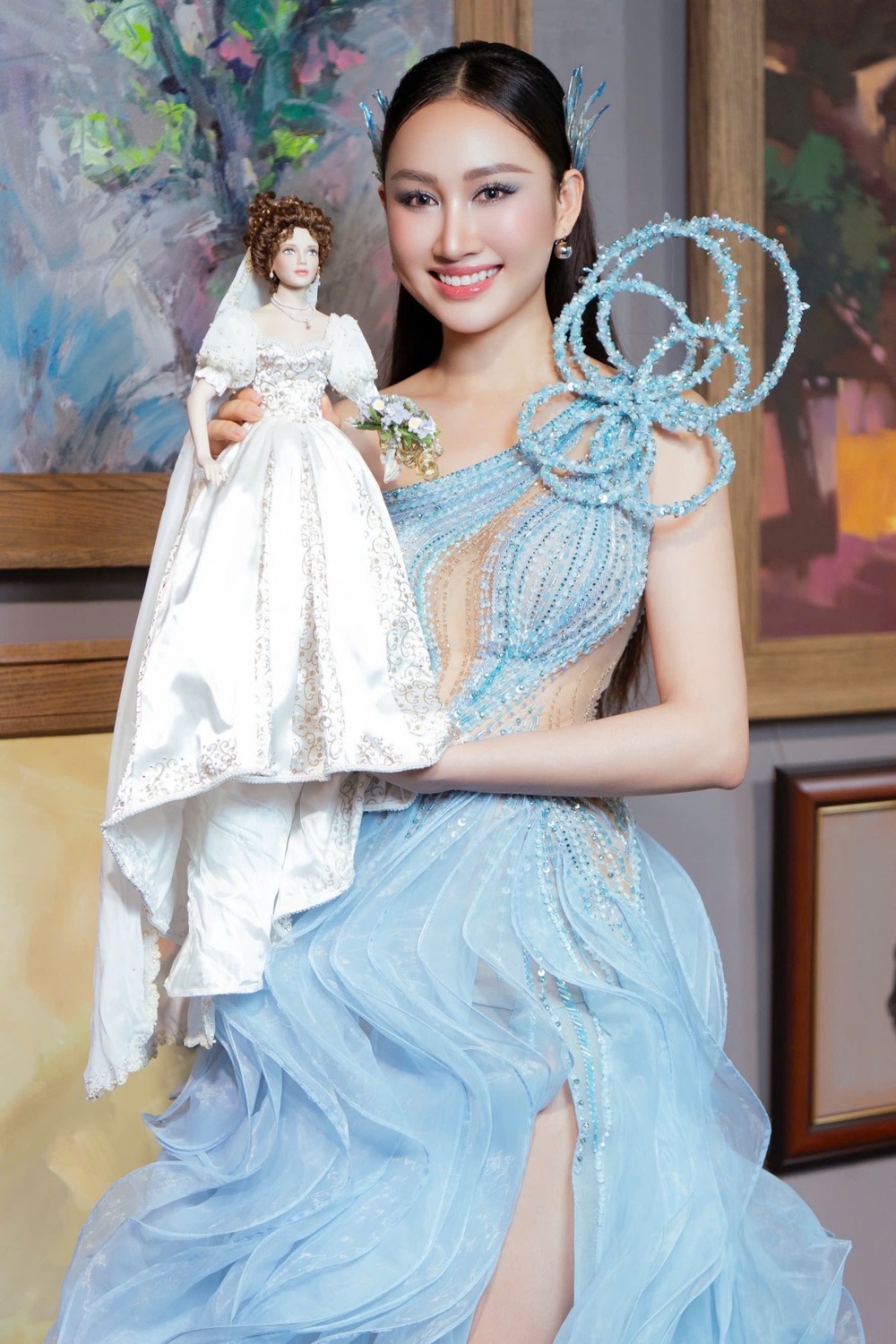 Chi Tiết Sự Kiện Hoa Hậu QQLive Dự Sự Kiện Doll Fest