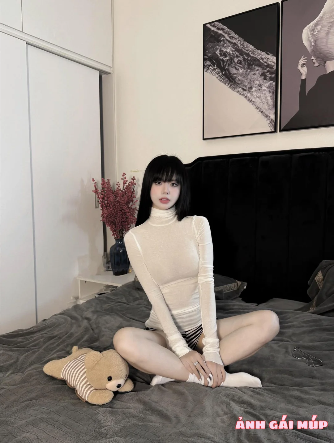 QQLive Idol review anh co giao huong loramen 068 Cô Giáo Hương Loramen Nữ Thần Phòng The Siêu Gợi Tình Bỏng Cháy Ảnh Gái Xinh